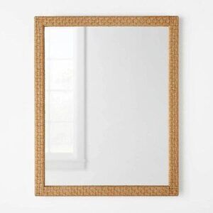 24x30 Woven Check Wall Mirror Natural – Threshold Studio McGee – Target 2022